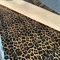 ODM Shoes Decoration Accessories , Microfiber Tiger Woven Leather Fabric