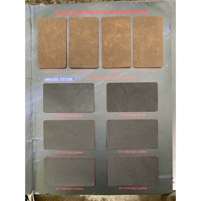 Recycle Artificial Leather Fabric , SGS Faux Leather Eco Friendly 2000 G/M