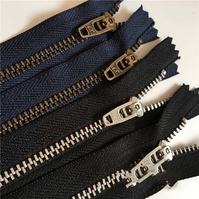 Brass Garments Long Chain Zipper W3.2cm W5cm Waterproof For Bags