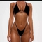 Nylon Lycra women bikini swimsuits S M L XL 90% Cotton 10% Fabric