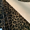 ODM Shoes Decoration Accessories , Microfiber Tiger Woven Leather Fabric